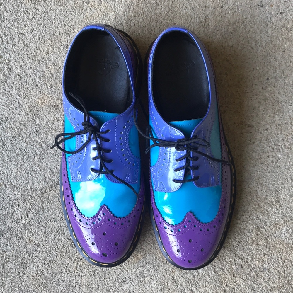 Dr. Martens Lavender & Turquoise Wingtips